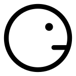 Emoji Look Right SVG Icon